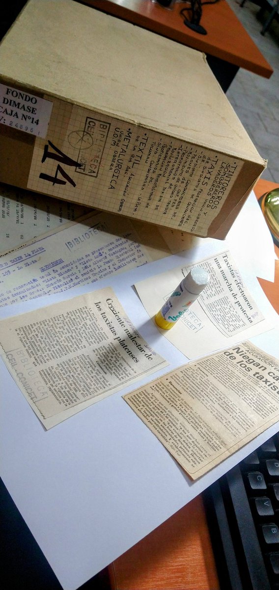 Finalizamos de procesar los ítems 2023 Memoria Institucional del Ceil para su inclusión en el repositorio Conicet Digital. 
Continuamos con los trabajos de puesta en valor del Archivo Dimase.