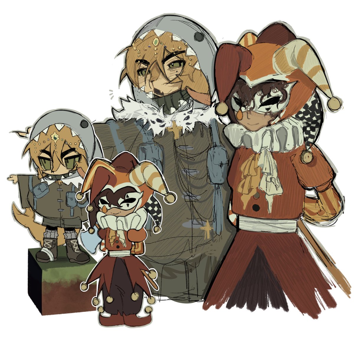uraearf's tweet photo. tiny tyrant
 #foolishfanart #owenjuicetvfanart https://t.co/y5HCnLu59e