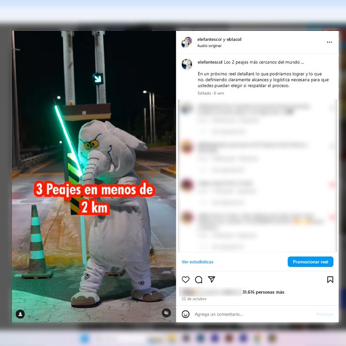 elefantescol's tweet photo. Alcalde, ¿por qué no mejor le cuenta a la opinión pública en qué se están gastando los recaudos del Peaje El Escobero, ubicado a solo 1.5km del Peaje Las Palmas y que usted, con afán, busca renovar?
¿Me va a decir que no sabe siendo Alcalde por segunda vez? https://t.co/qT1rh5j1y6