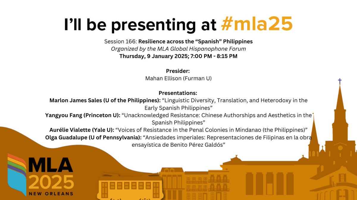 More great conversations organized by the Global Hispanophone forum of the MLA. Happening at #mla25!