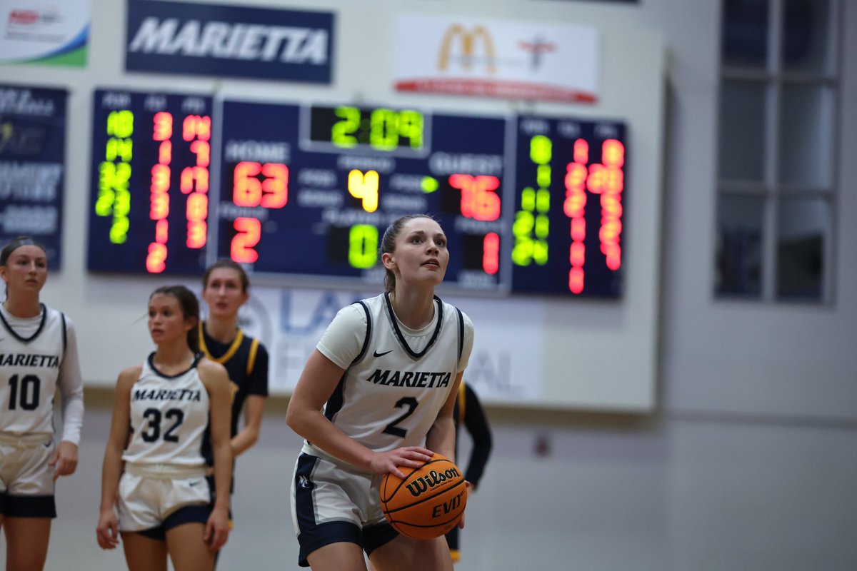 Marietta College WBB tweet media