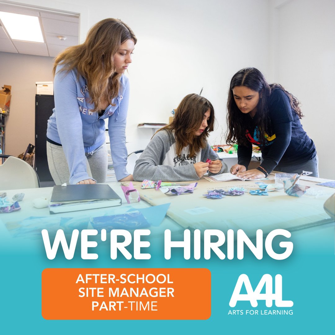 #NowHiring: After-School Site Manager

Responsibilities Include:
✏️: Supervise program counselors, security, &amp; instructors
✏️: Communicate with parents &amp; families
✏️: Enter and manage program data
✏️: Ensure compliance with all policies and procedures
bit.ly/a4l-after-scho…