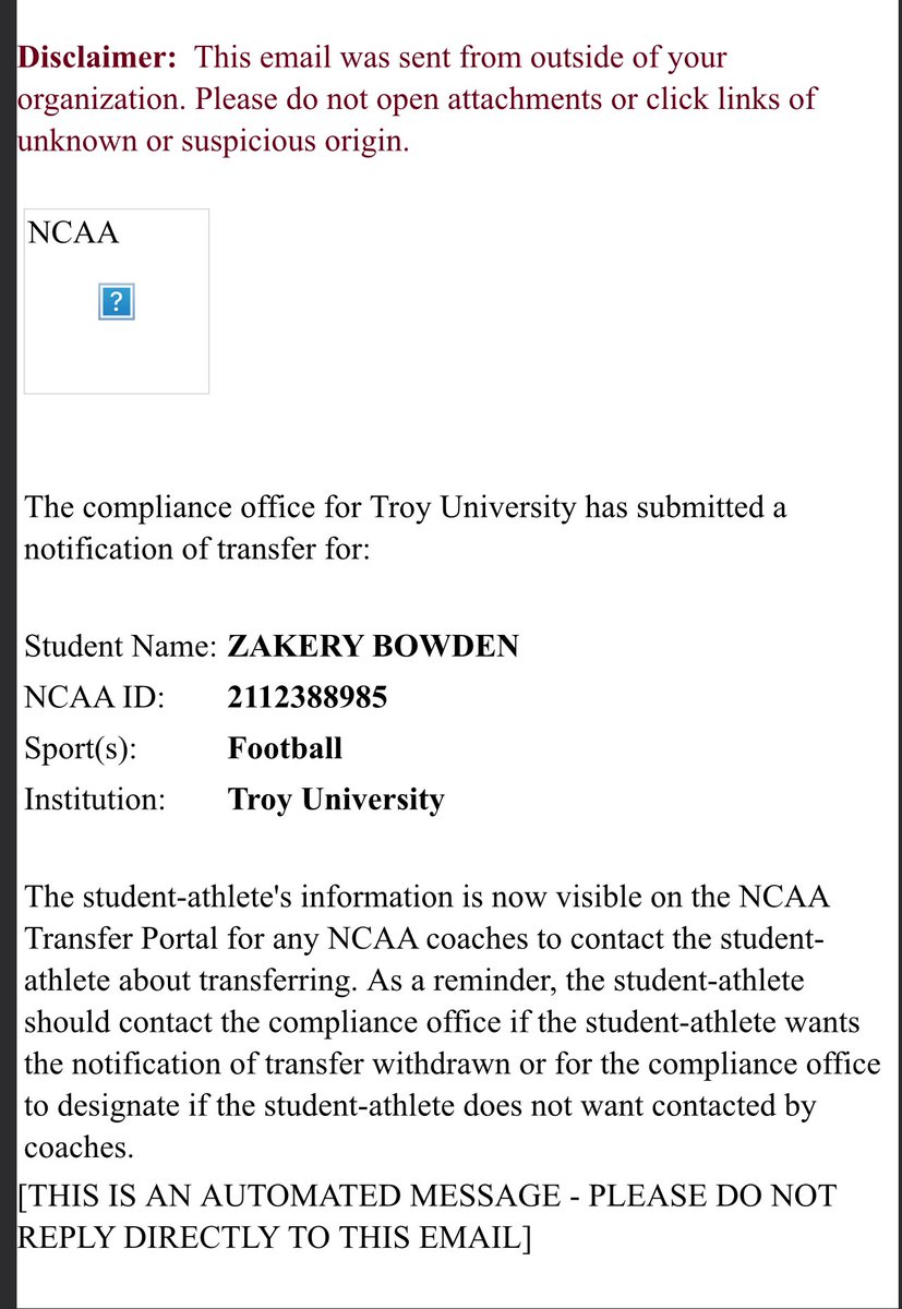 Officially in the portal.