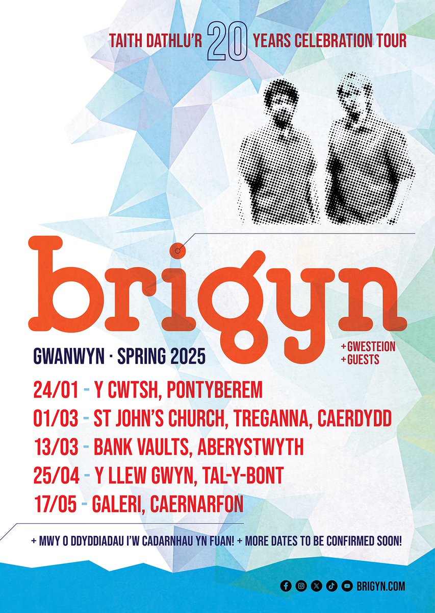 Brigyn (@brigyn) on Twitter photo Fancy a gig in 2025 <a href="/Ceriholland_11/">ceriholland</a> ?
Be amdani…
🏴 Pontyberem ?
🏴 Tal-y-bont ?
🇨🇭 Y Swistir ?
🎙️⭐️🎹🪄🙌 <a href="/Cymru/">Wales 🏴</a> | #haleliwia Fancy a gig in 2025 <a href="/Ceriholland_11/">ceriholland</a> ?
Be amdani…
🏴 Pontyberem ?
🏴 Tal-y-bont ?
🇨🇭 Y Swistir ?
🎙️⭐️🎹🪄🙌 <a href="/Cymru/">Wales 🏴</a> | #haleliwia