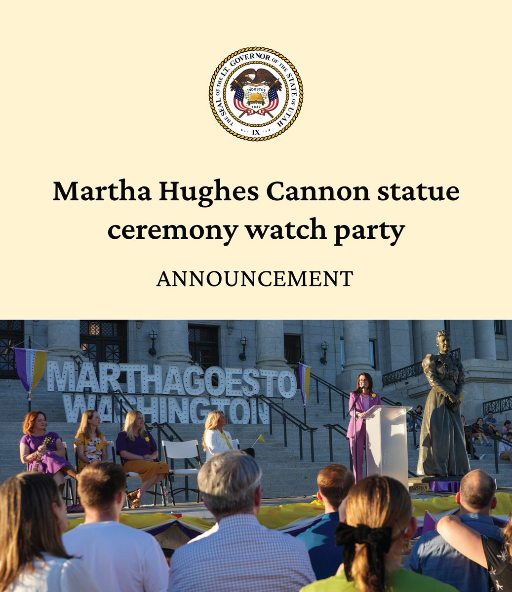 LGHendersonUtah's tweet photo. After years of planning and effort, Dr. Cannon will take her rightful place in DC. #SendMartha https://t.co/Qwwy9F2olg