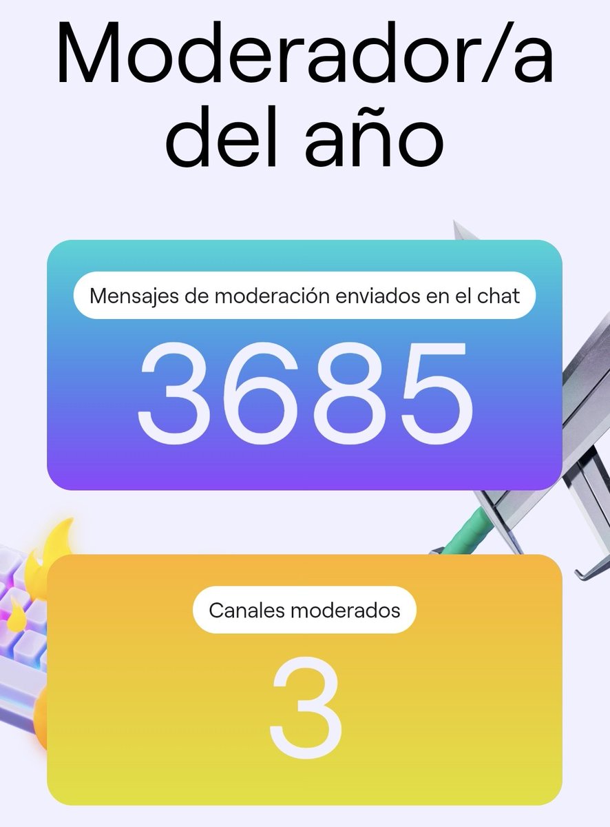 XxVanKaiserxX's tweet photo. Creo que fue el año que menos consumí twitch. Y no mames sigo siendo una reata como mod según don twitch https://t.co/tT7J8xPBBW