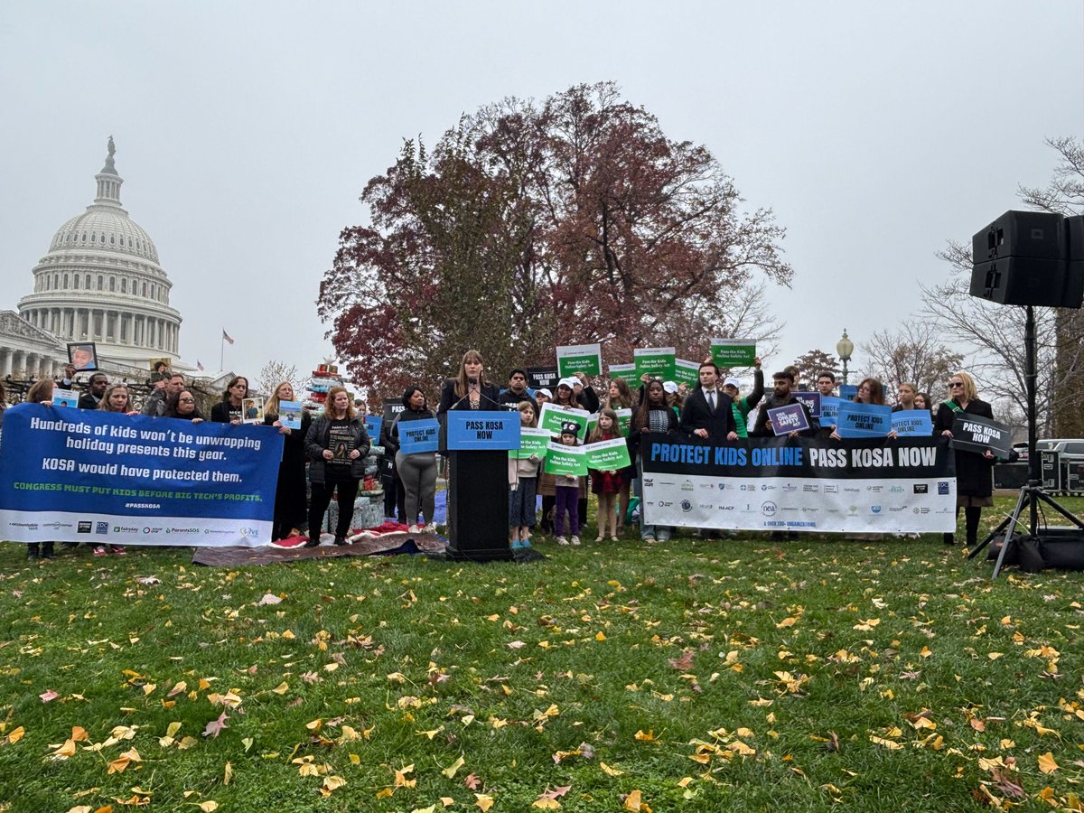 Happening now in Washington DC: Louisiana parents and pediatricians are meeting with the offices of <a href="/SteveScaliseGOP/">Steve Scalise</a> and <a href="/SpeakerJohnson/">Speaker Mike Johnson</a> to urge them to #PassKOSA! Congress must act now and do their part to protect kids before the end of the year!