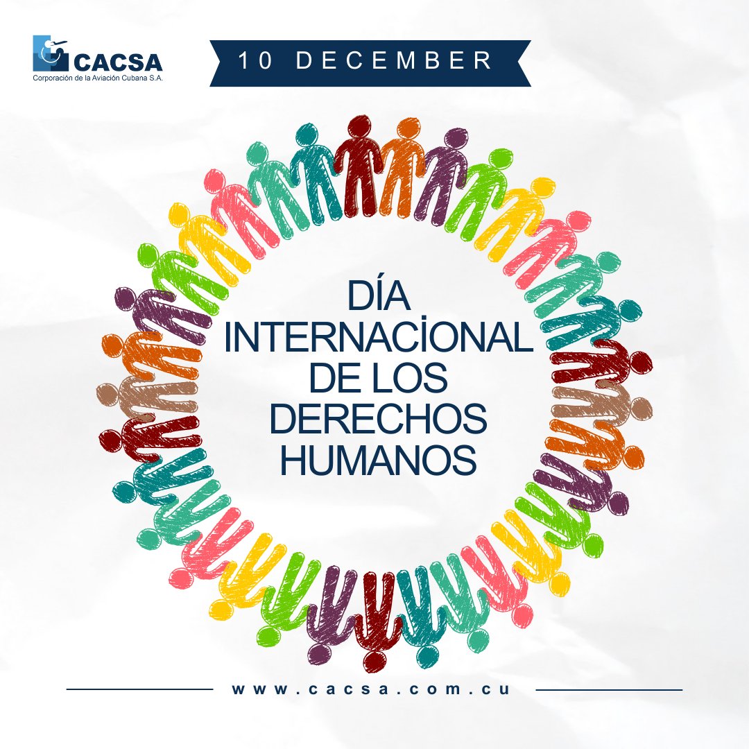 En el #DiaInternacionalDeLosDerechosHumanos  Humanos, que se celebra cada 10 de diciembre, conmemoramos la adopción de la Declaración Universal de Derechos Humanos en 1948. Este documento histórico, establece derechos fundamentales que deben ser garantizados a todas las personas.