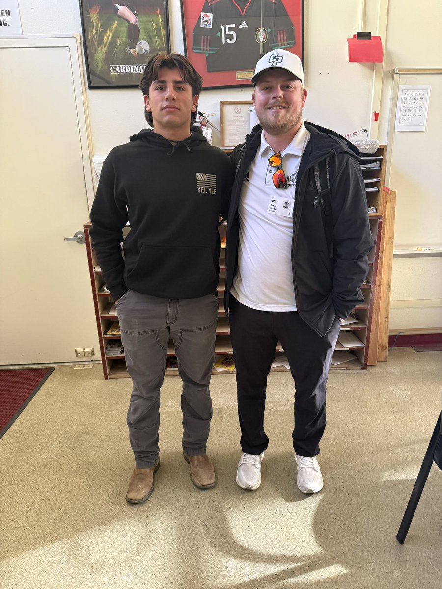 <a href="/coachTFendall/">Taylor Fendall</a> <a href="/calpolyfootball/">Cal Poly Football</a> Thank you for stopping by this morning to chat with a few of our guys. Always great to have you at the Nest. <a href="/SPHSAthletics2/">SPHS Athletics</a> <a href="/SantaPaulaUSD/">Santa Paula Unified</a>