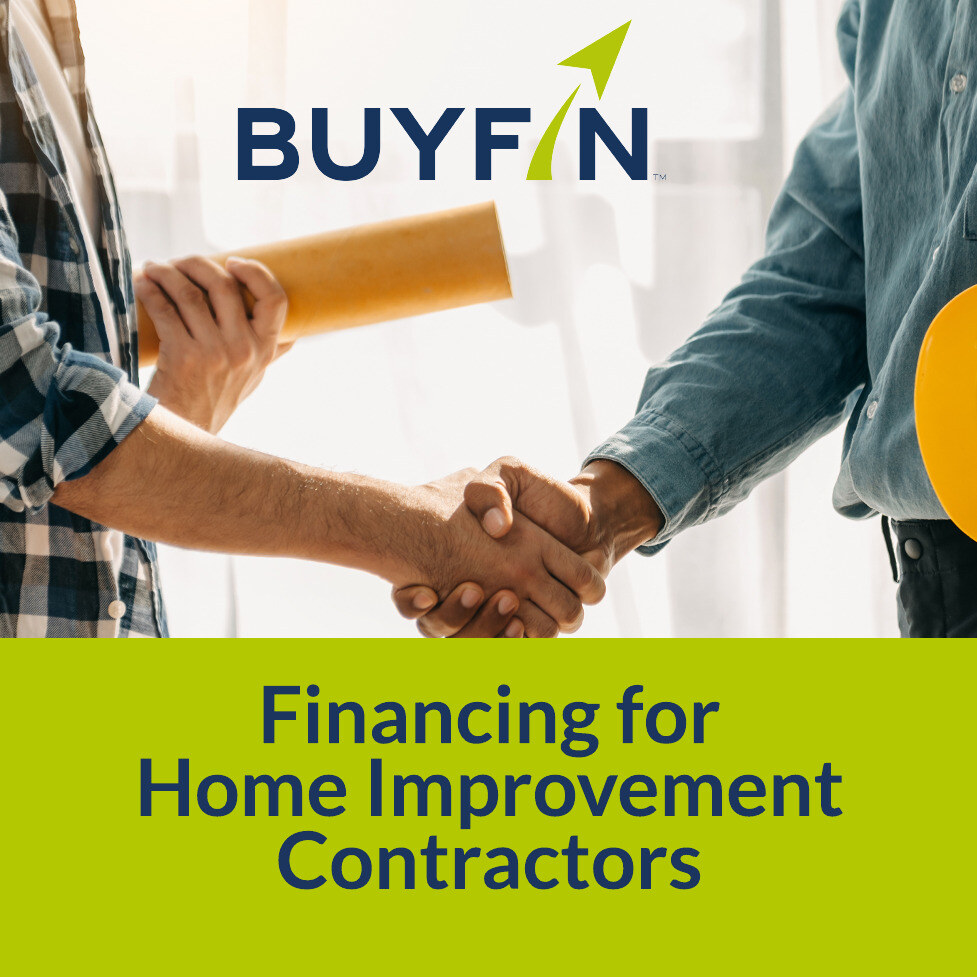 OfficialBuyFin's tweet image. Offering #consumerfinancing as a payment option to your customers can help your #contracting business become more successful and profitable. 

#BuyFin provides your #homeimprovement business with closed loop funding, personalized rate sheets, and more. hubs.li/Q02XNqpz0
