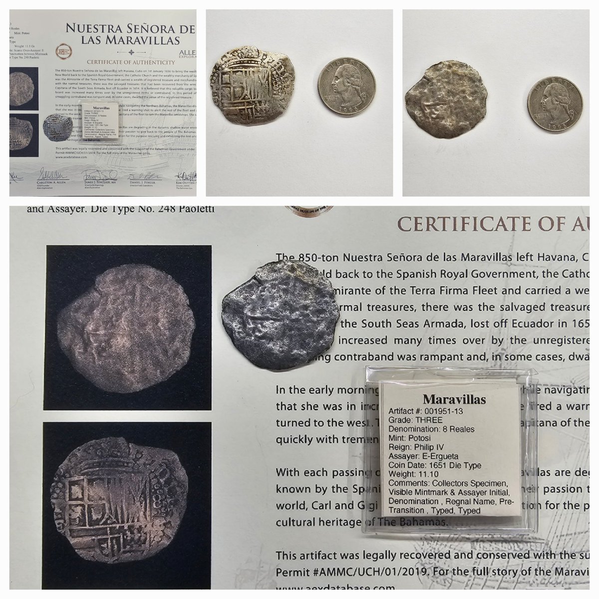 darrellmiklos1's tweet photo. Nuestra señora de las Maravillas collectors Specimen 8 Reale 1651 period pretransition typed.  Allan X exploration certification at only $2,475. Dm me or go to https://t.co/Qk56CSXp48 https://t.co/9CB4t7ZwDa