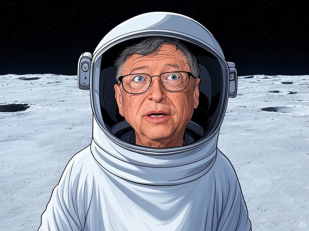 MemeMuskSol's tweet photo. @elonmusk The Moon landing was successful, but we left a man behind! https://t.co/1ujkN4NOwT