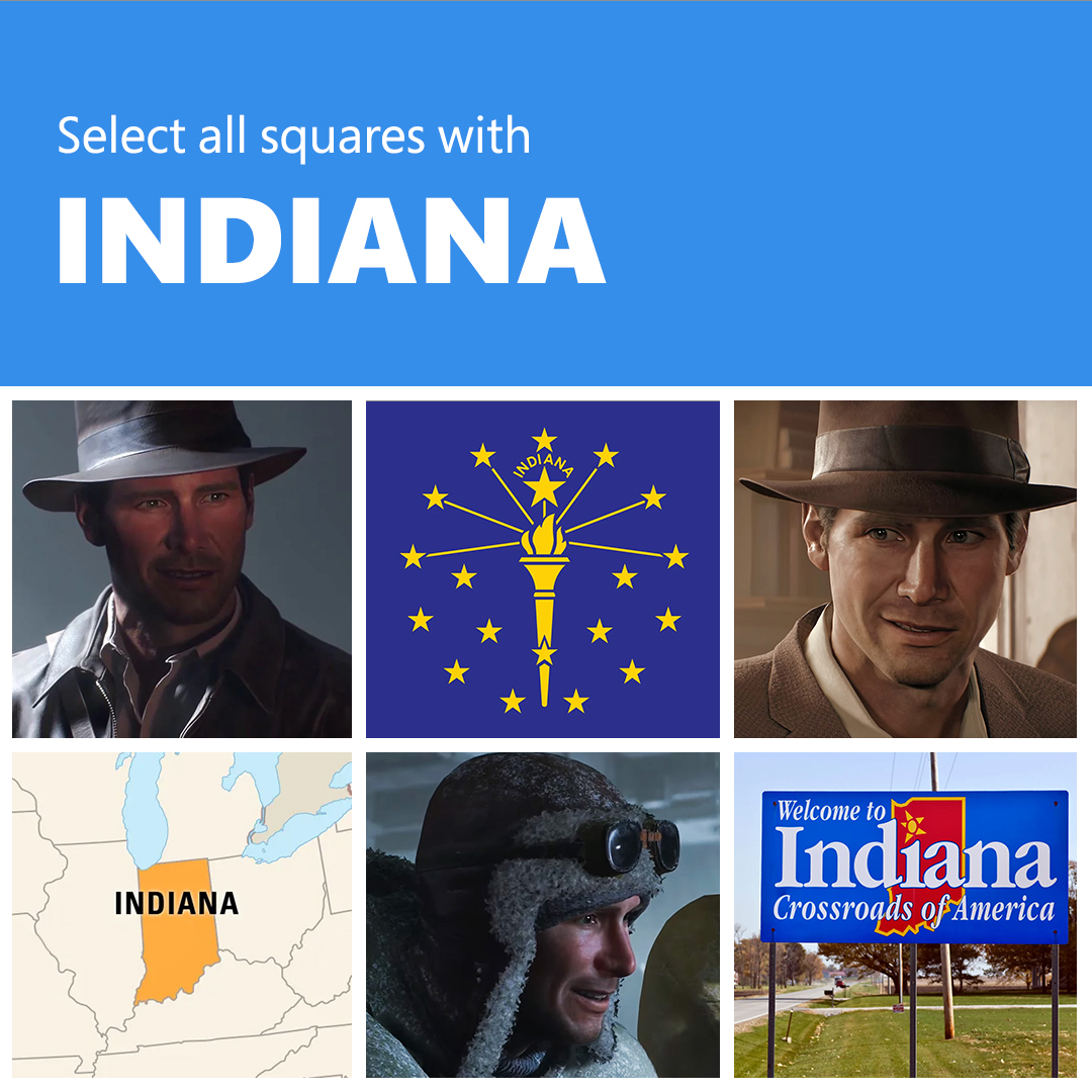 Surprise 'I am not a robot' test