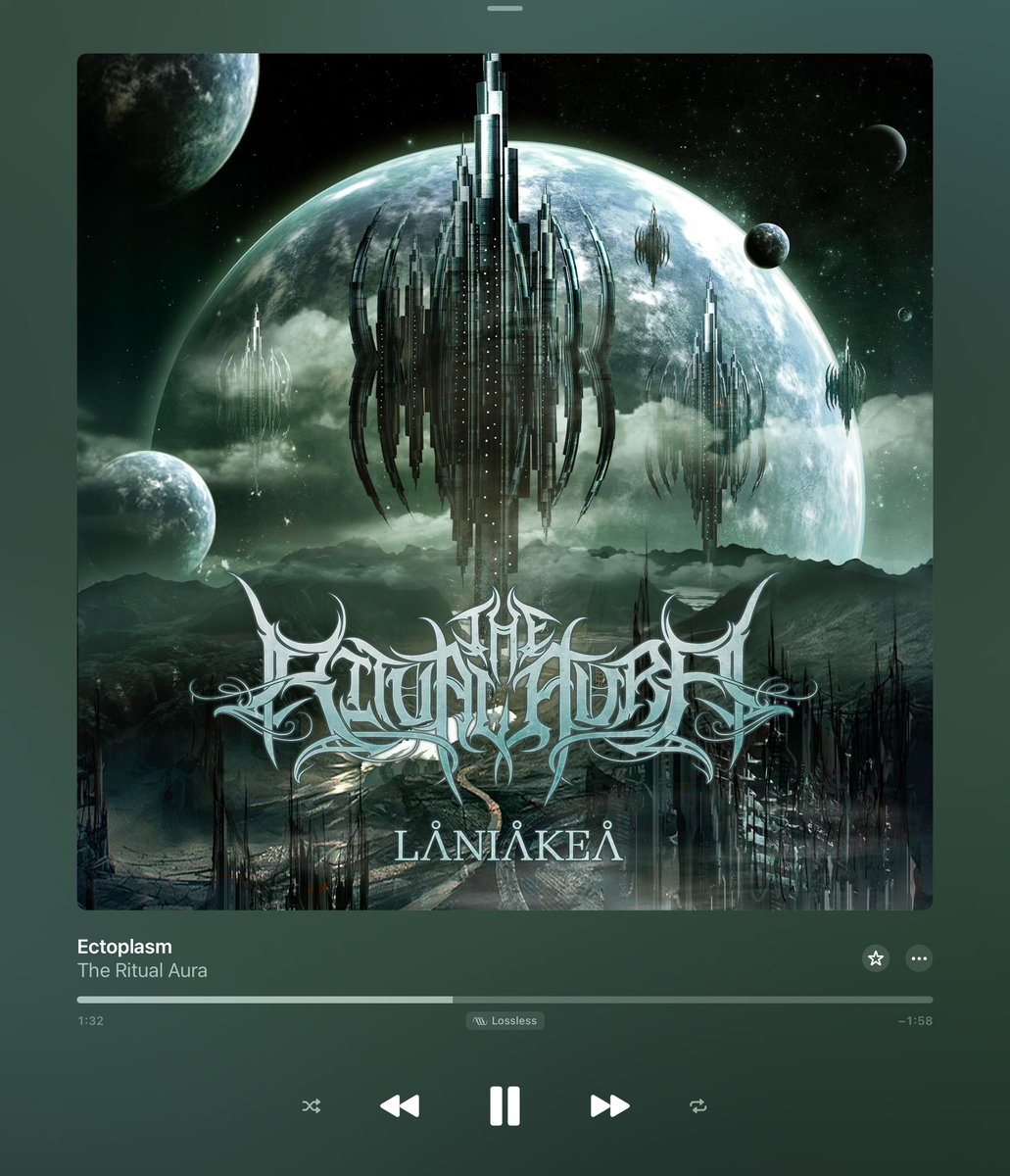 Jerseypiper77's tweet image. It’s a gloomy #TechDeathTuesday and The Ritual Aura sets the mood right. 🤘🏾