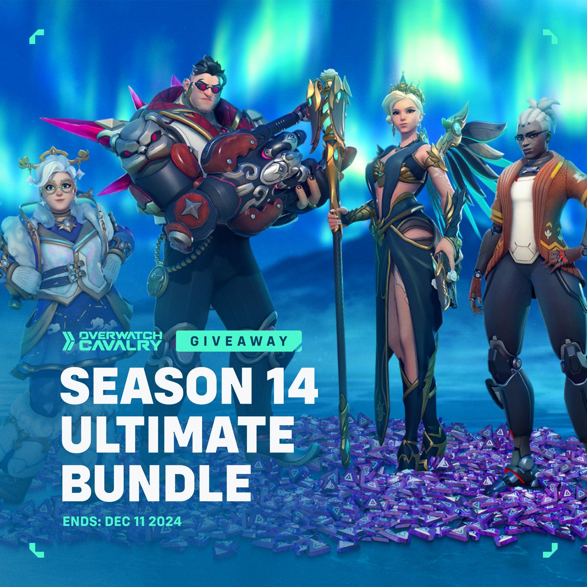 Overwatch Cavalry (@owcavalry) on Twitter photo ✨ Ultimate Bundle Giveaway ✨
Get the #Overwatch2 Battle Pass, Bonus Skins, Tier Skips and 2000 Coins!
👤 Follow <a href="/OWCavalry/">Overwatch Cavalry</a>
🔁 Retweet this post
💬 Reply with your favorite new skin
❄️ Ends in 24 Hours! ✨ Ultimate Bundle Giveaway ✨
Get the #Overwatch2 Battle Pass, Bonus Skins, Tier Skips and 2000 Coins!
👤 Follow <a href="/OWCavalry/">Overwatch Cavalry</a>
🔁 Retweet this post
💬 Reply with your favorite new skin
❄️ Ends in 24 Hours!