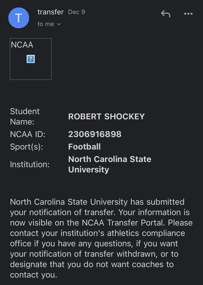 I’ve officially entered the transfer portal.