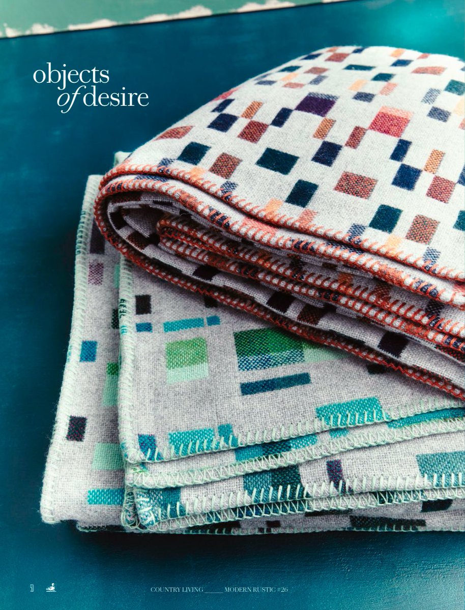 My Blankets in issue 26 Modern Rustic ‘The Explorer’s Palette’ and ‘Classical Chroma’ collection