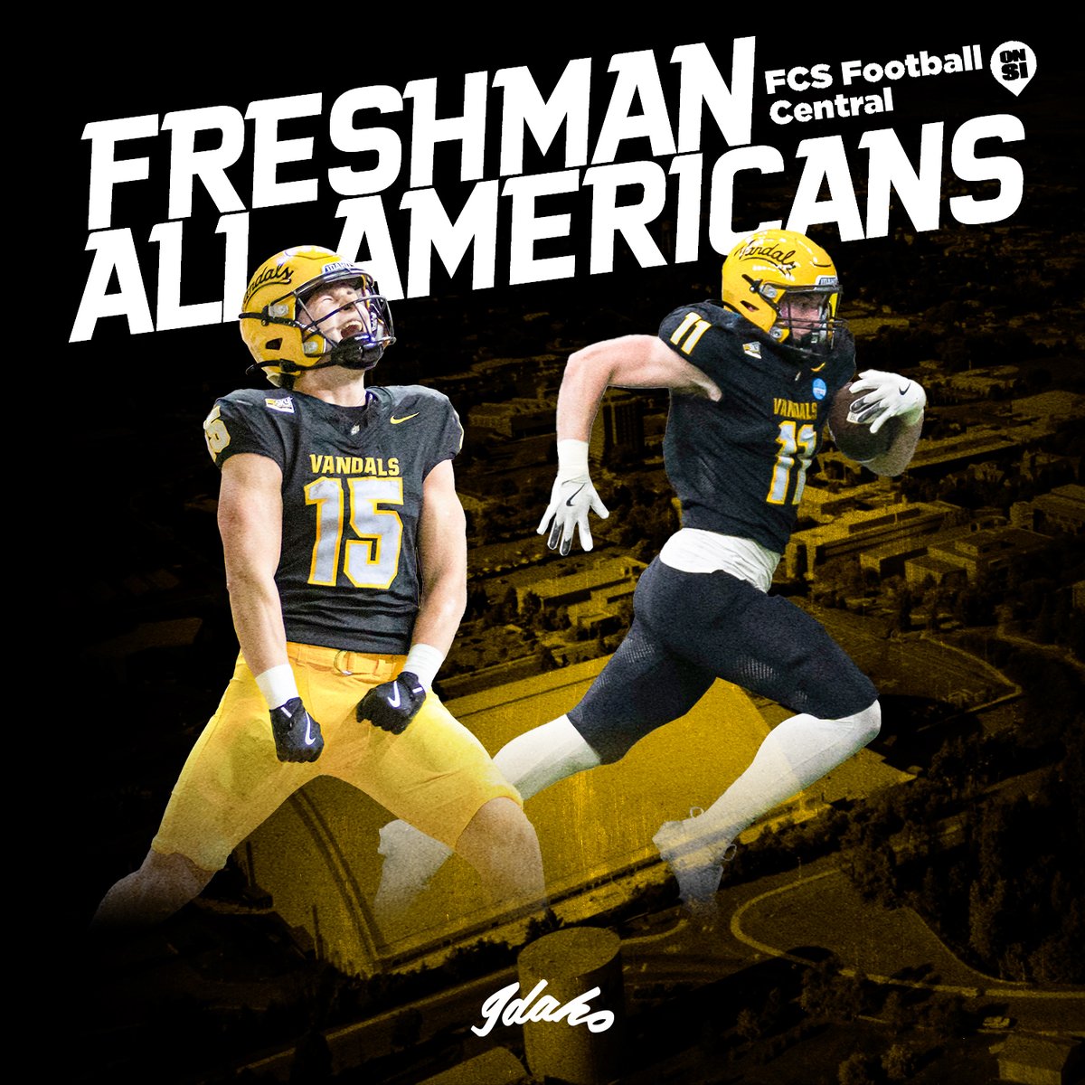 Idaho Football (@vandalfootball) on Twitter photo We all knew this was coming!
Congrats to <a href="/mark_hamper/">Mark Hamper</a> and <a href="/__zachj11/">Zach Johnson</a> on earning <a href="/The__Bluebloods/">FCS Football Central</a> Freshman All-American honors.
#GoVandals We all knew this was coming!
Congrats to <a href="/mark_hamper/">Mark Hamper</a> and <a href="/__zachj11/">Zach Johnson</a> on earning <a href="/The__Bluebloods/">FCS Football Central</a> Freshman All-American honors.
#GoVandals