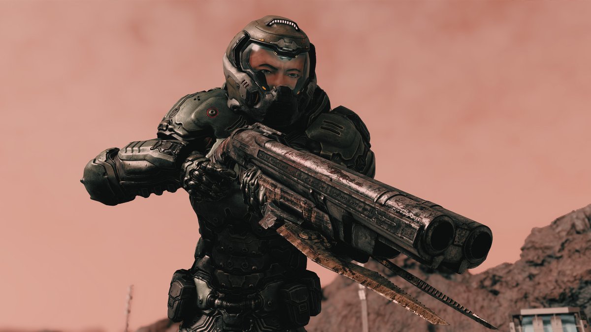 Happy 31st anniversary <a href="/DOOM/">DOOM</a>! Pick up the Super Shotgun in the free Starfield Creation "At Hell's Gate" today.

I worked on the Super Shotgun for this creation and even made this alternate Bloodied skin to really amp up the Fear😎