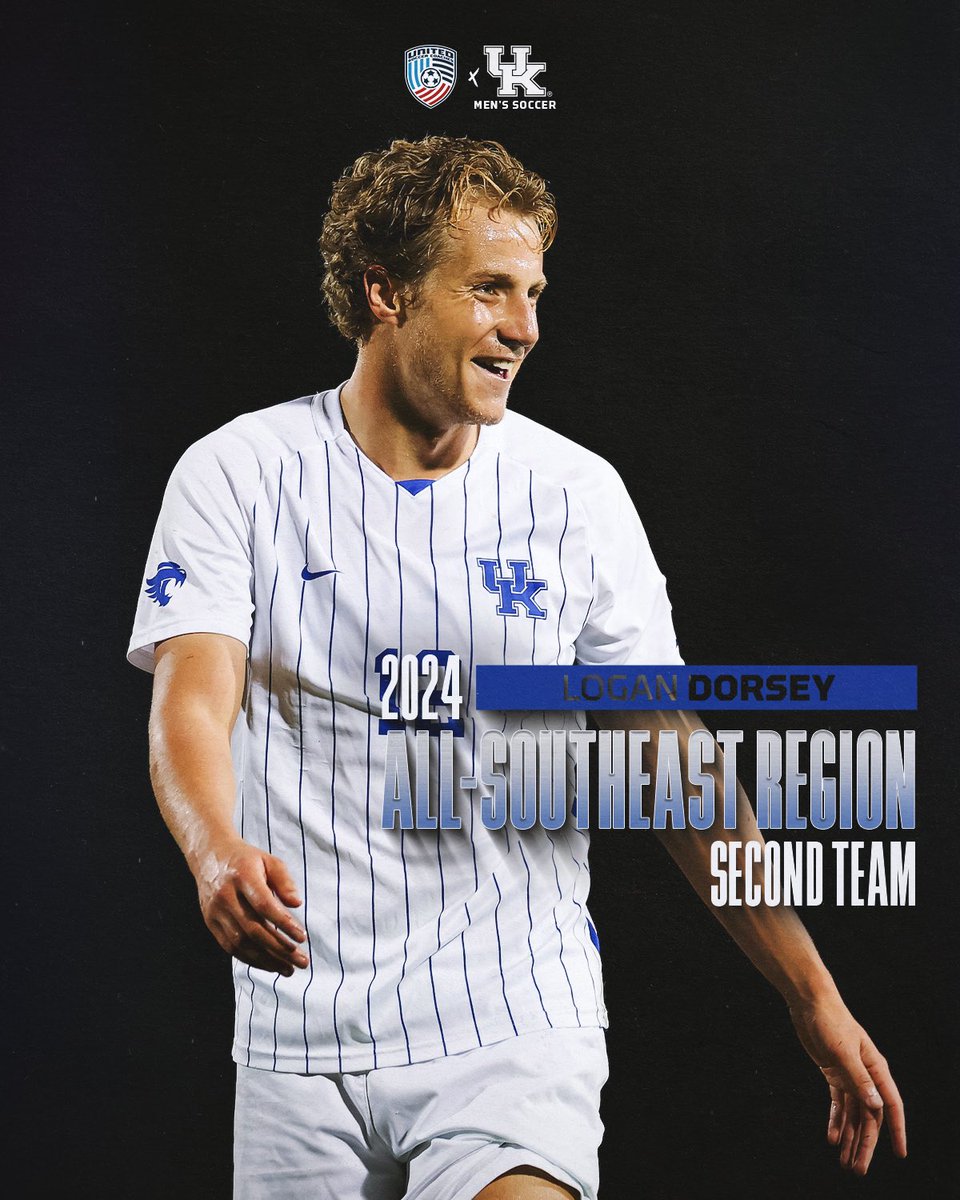 UKMensSoccer's tweet image. A lot of Logan Dorsey today! 😼⚽️👏

The senior has been named to the @UnitedCoaches All-Southeast Region Second Team!! 

#WeAreUK | #GBED