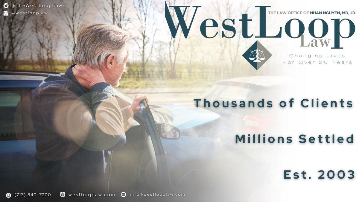 Carmelo Yakubu (@carmelo_yakubu) on Twitter photo With the rise of distracted driving, nearly 20% of truck accidents involve some form of driver distraction. If you've been injured due to a distracted trucker, don't hesitate to pursue the compensation you deserve.
<a href="/TheWestLoopLaw/">WestLoopLaw</a>
westlooplaw.com
(713) 840-7200 With the rise of distracted driving, nearly 20% of truck accidents involve some form of driver distraction. If you've been injured due to a distracted trucker, don't hesitate to pursue the compensation you deserve.
<a href="/TheWestLoopLaw/">WestLoopLaw</a>
westlooplaw.com
(713) 840-7200