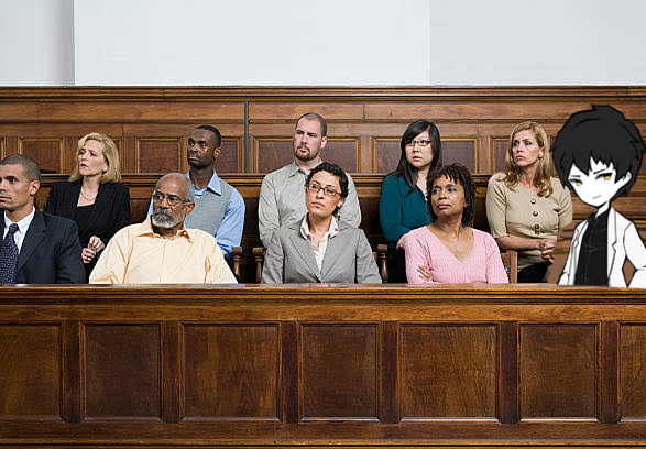 ayintism's tweet photo. look at my jury dawg😭 i'm getting voted guilty https://t.co/gVnzq7EkJR