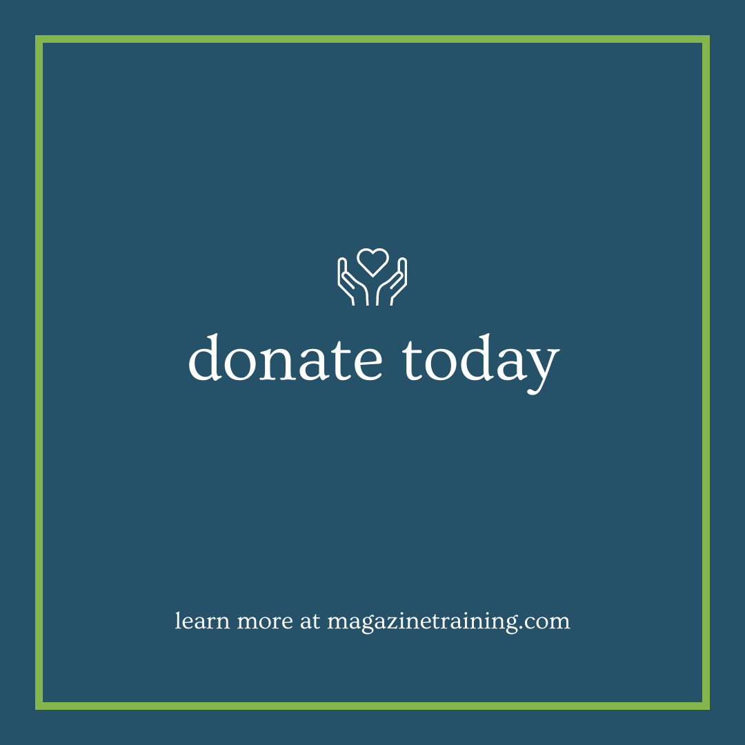 MagTrainingIntl's tweet image. Your monthly support ensures MTI can continue training Christian publishers to reach their communities for Christ. Sign up for recurring giving today! #SustainingPartner #DonateNow bit.ly/2VOhd3E