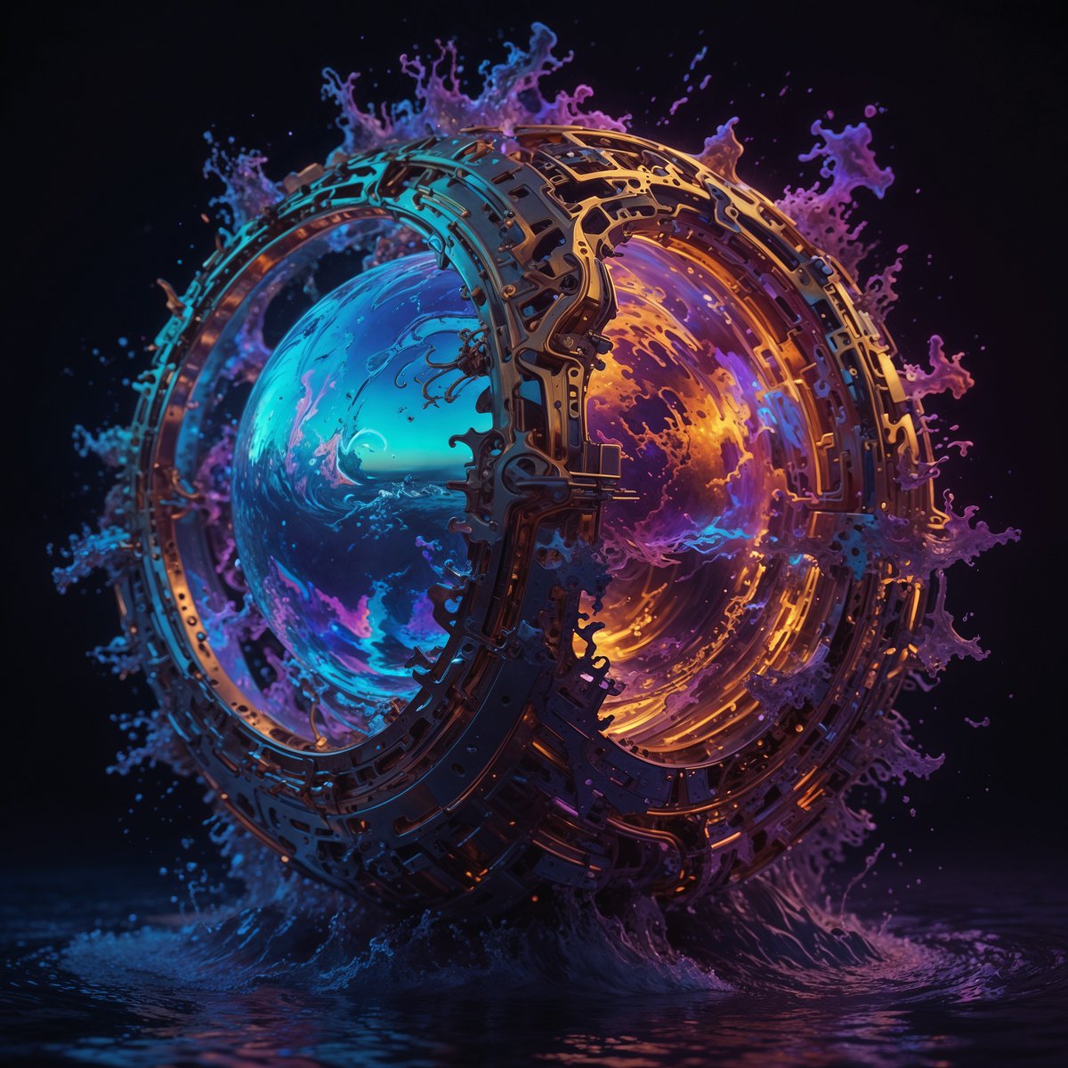 Deep beneath the ocean lies the ancient race of the Auralin, masters of time manipulation through the power of enchanted amber found in the ocean’s depths.
 
#NFT #ART #nftify #WORLD #collection #marketplace #colaboration #lithuania #digitalart #NFTteamLT