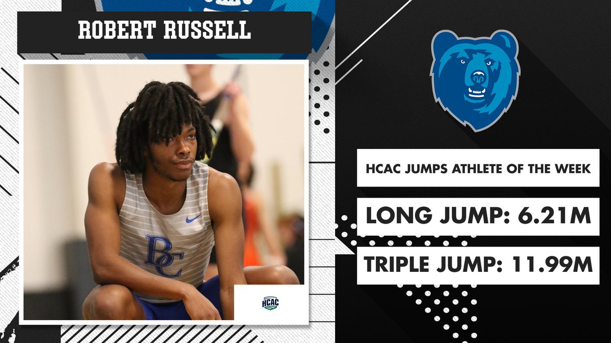 Robert Russell and Isaac Chavez secure Indoor Men’s Track &amp; Field Athlete of the Week Honors 😎

#OneBlood | #ClimbTheMountain