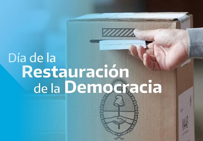 El 10 de Diciembre, con la asunción de Raúl Alfonsín, las y los argentinos recuperamos el estado de derecho. Este momento histórico marcó el inicio de una etapa de justicia, libertad y respeto por los Derechos Humanos. 
#Democraciaparasiempre 🇦🇷