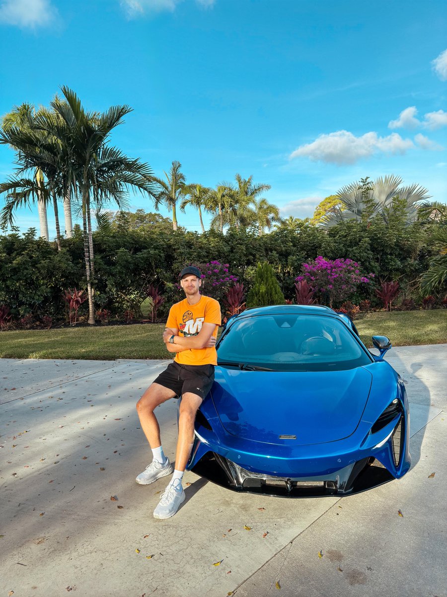 HubertHurkacz's tweet photo. Congrats to @McLarenF1 on winning the 2024 Constructors’ Championship! 🏆
Going for a celebratory ride! 😉
@McLarenAuto https://t.co/XXsSZfUTvZ