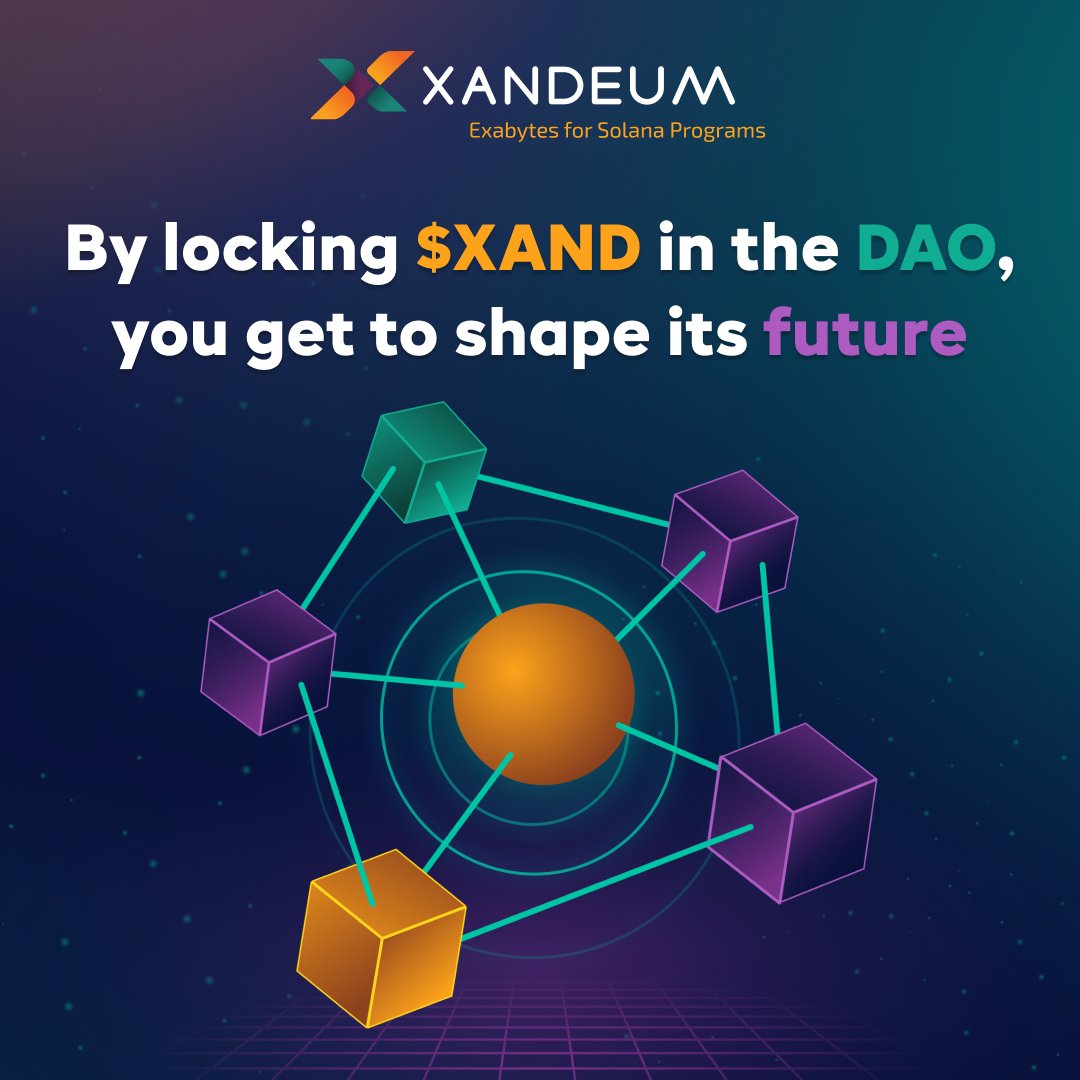 Xandeum's tweet photo. Xandeum isn’t just about tech—it’s about people. 🌎🫵

By locking $XAND in the DAO, you get to shape its future. Earn staking rewards, enhance voting power, and be part of the decentralized storage revolution.

Stake and vote today 👉 https://t.co/oxGbOEpgKO https://t.co/AYE2cQUo3V