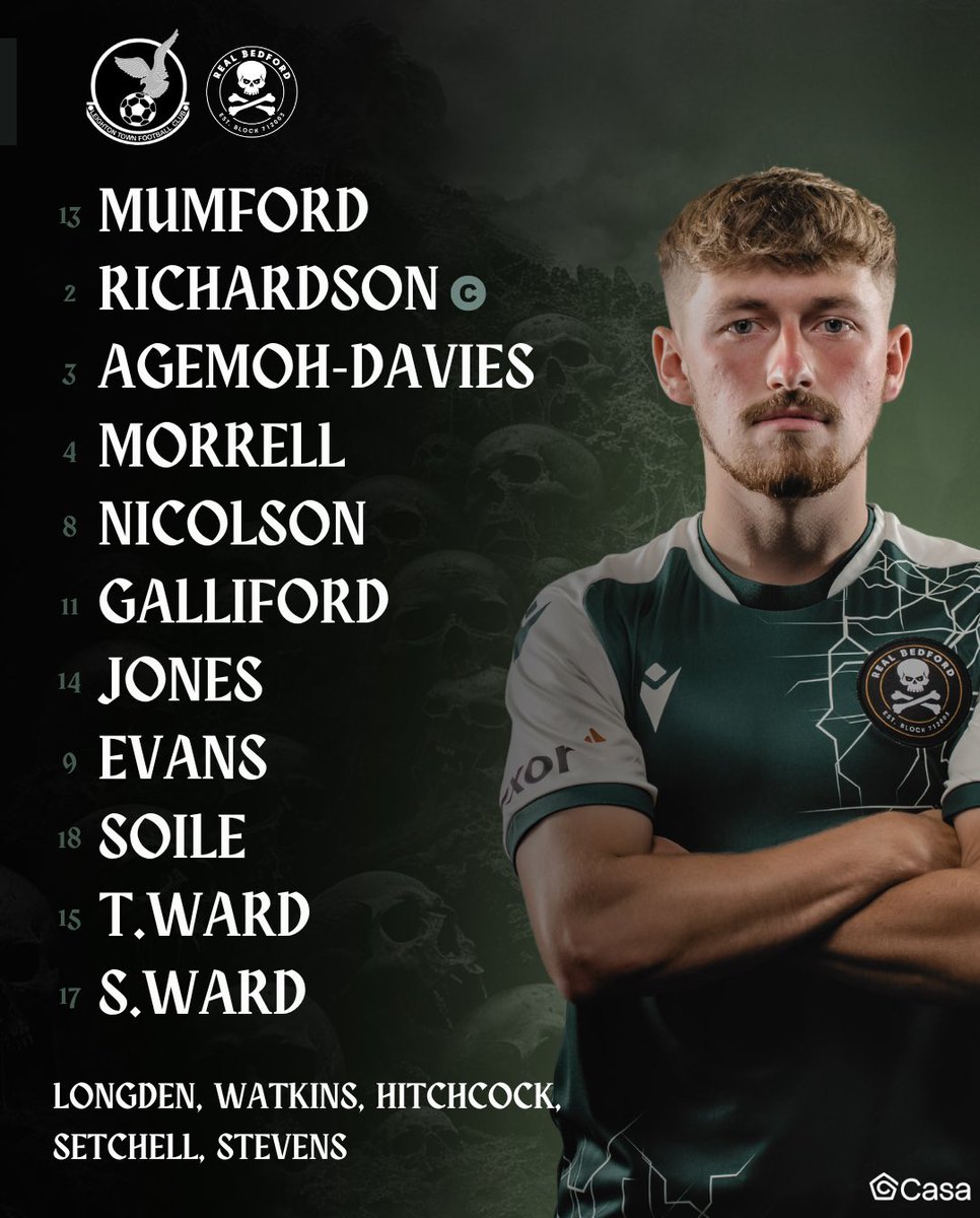 Sinclair makes several changes to his starting lineup👇

#RBFC 🏴‍☠️
