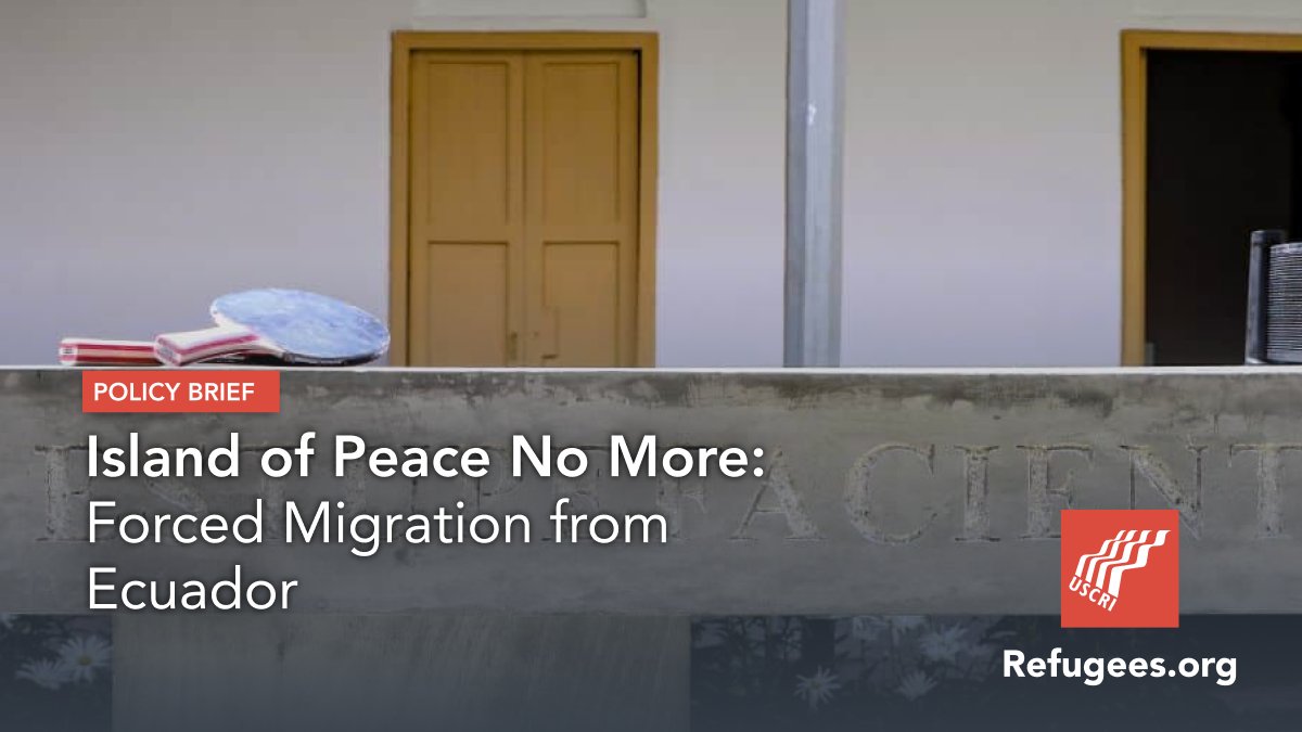 #Ecuador, once an 'island of peace,' now faces South America's highest homicide rate. Rising insecurity is driving mass displacement, with Ecuadorians increasingly seeking safety elsewhere. Policy Analyst <a href="/alexiajgardner/">Alexia Gardner</a> unpacks the crisis at bit.ly/41ttWLl