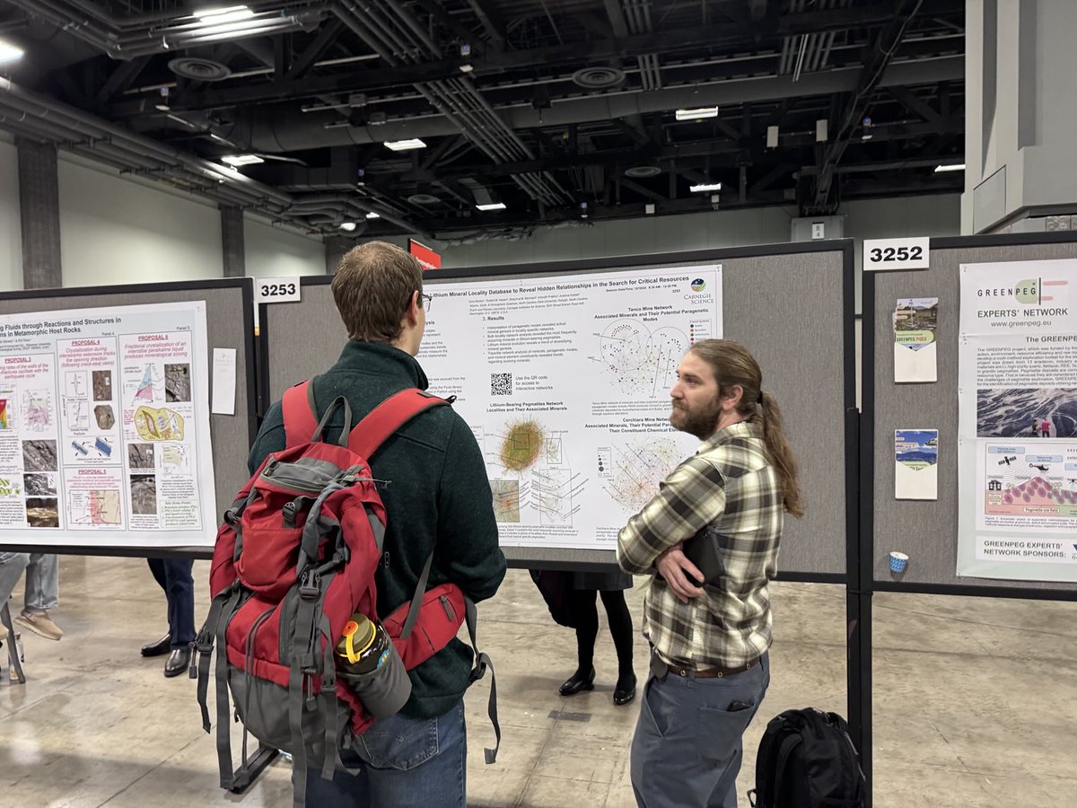 Arianna Soldati (@ariannasoldati) on Twitter photo Super proud of <a href="/ncstatemeas/">NC State MEAS</a> M.Sc. student Ezra Becker presenting our research on lithium mineral networks today #AGU24 Super proud of <a href="/ncstatemeas/">NC State MEAS</a> M.Sc. student Ezra Becker presenting our research on lithium mineral networks today #AGU24