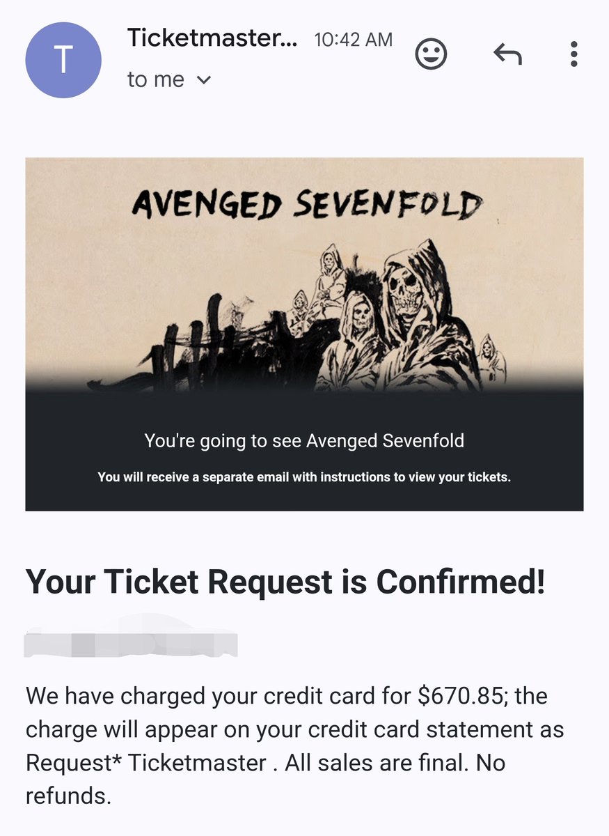 See ya'll in Chicago <a href="/TheOfficialA7X/">Avenged Sevenfold</a>