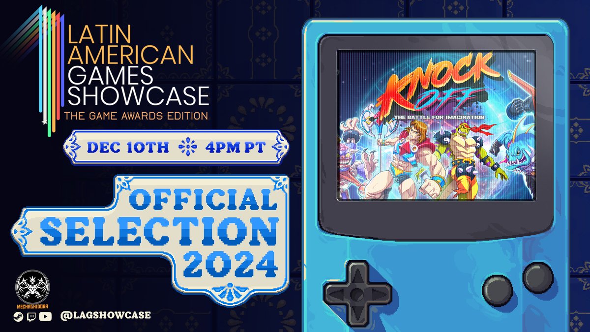 Knock Off (@knockoffrd) on Twitter photo "Don't miss our new trailer at the Latin America Game Showcase, streaming today at 4 PM PT / 6 PM CT / 7 PM ET!" <a href="/LAGShowcase/">Latin American Games Showcase</a>
#LAGS2024 "Don't miss our new trailer at the Latin America Game Showcase, streaming today at 4 PM PT / 6 PM CT / 7 PM ET!" <a href="/LAGShowcase/">Latin American Games Showcase</a>
#LAGS2024