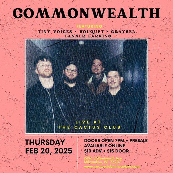 thebandbouquet's tweet photo. ICYMI: couple February shows with one of the bands that inspired us to start writing for Bouquet

See you then 💐 https://t.co/Yq2OXMQecZ