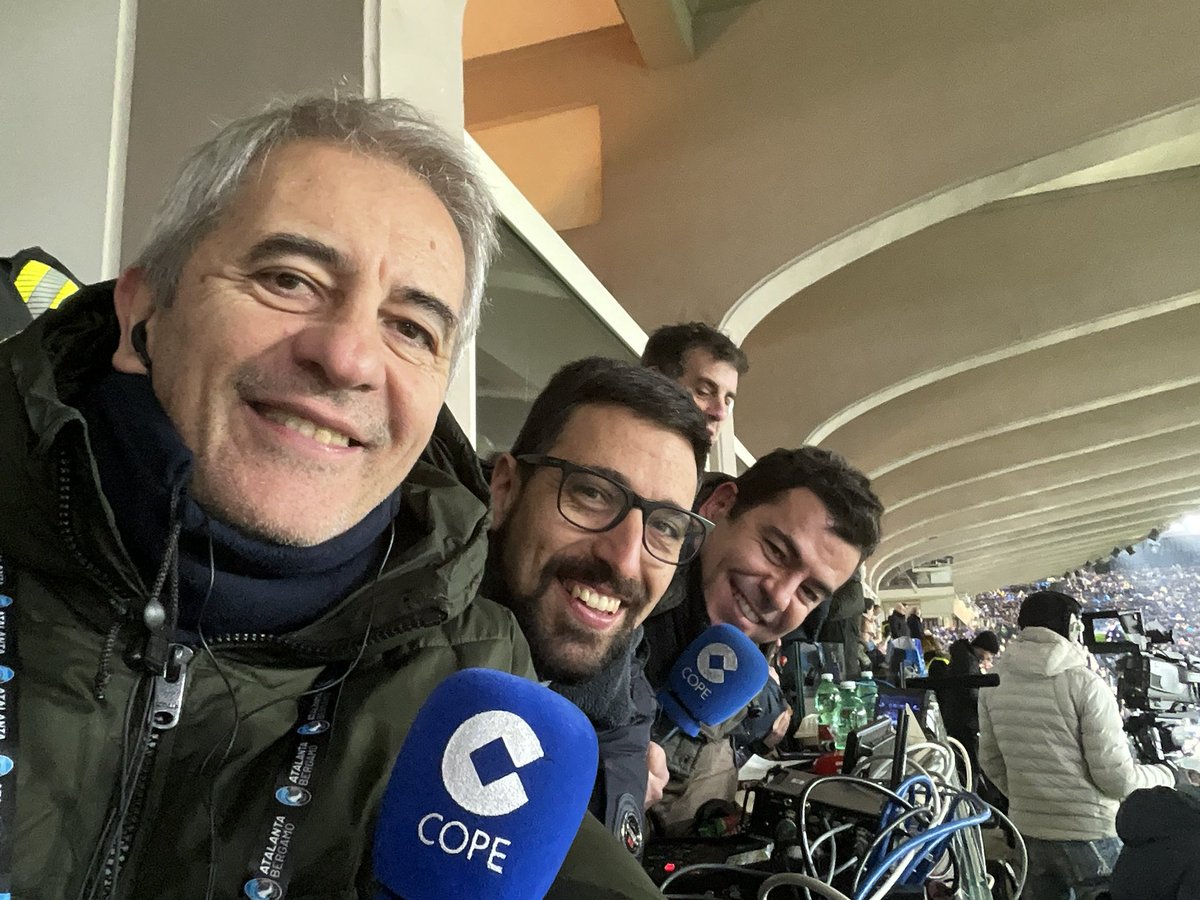 En Bergamo preparados los  de <a href="/tjcope/">Tiempo de Juego</a> .

Frio en el estadio y partido muy caliente.

!!!! Dale Paquito!!!!!