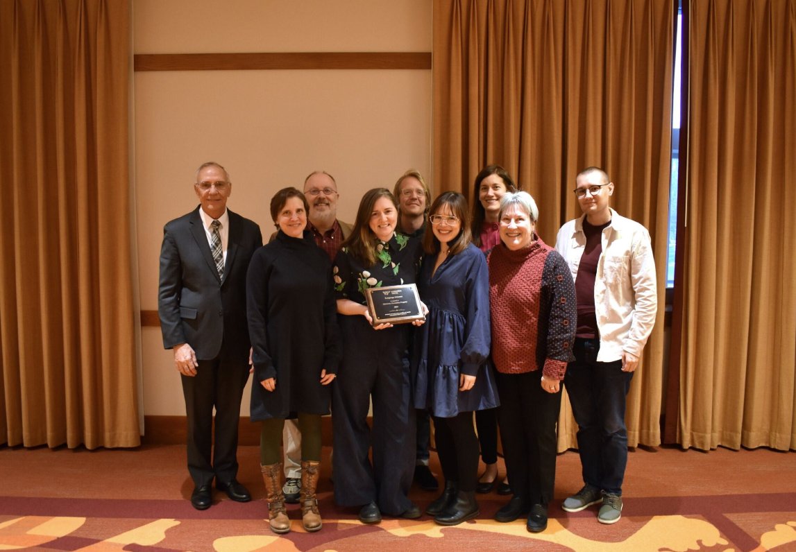 Robin Panneton &amp; Vanessa Diaz are part of the Language Sciences Program that was recently awarded a $20k University Exemplary Program Award. This program involves faculty across the Departments of Psychology, English, Philosophy, Foreign Languages, Theater Arts, &amp; Education!