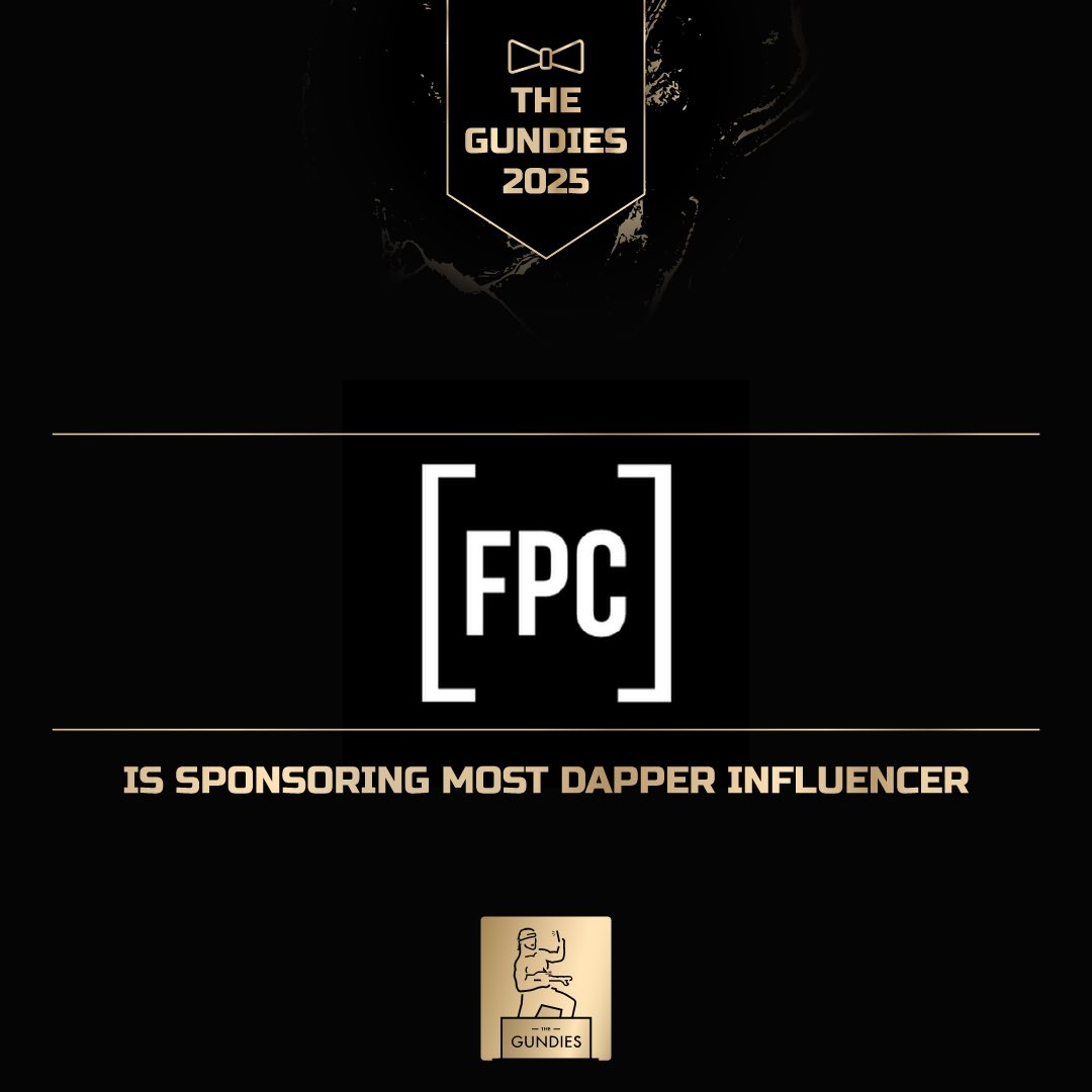 GundieAwards's tweet photo. We are excited to announce @gunpolicy as the sponsor of the Most Dapper Category at the 2025 Gundies Awards!
#The2025GundiesAwards #TheGundiesAwards #Gundies #LasVegas #MostDapper https://t.co/F2rP5Alg82