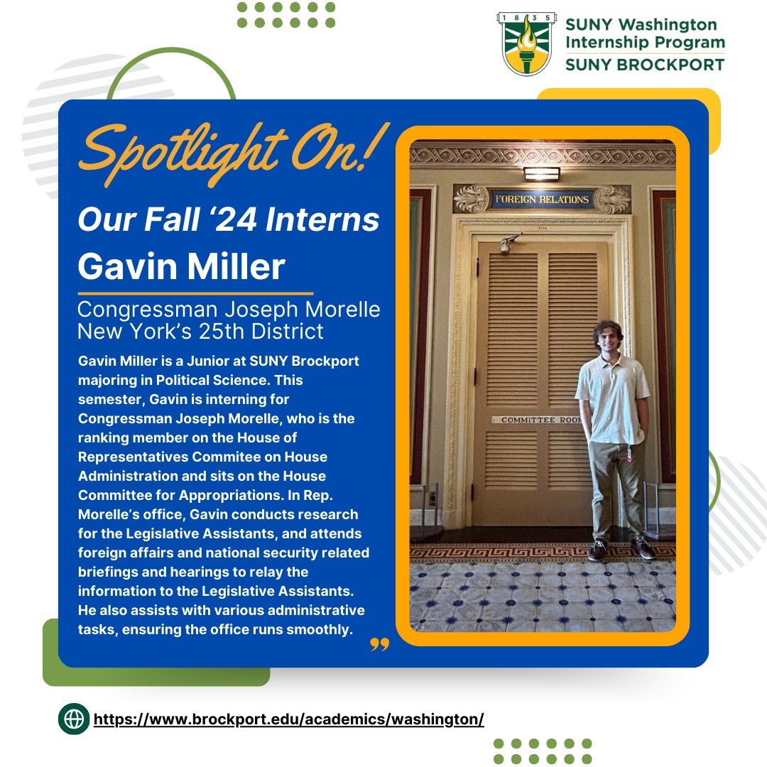 SUNYWashington's tweet image. MORE STUDENT SPOTLIGHTS! Check out these rockstar student profiles from this fall semester. Follow us on insta for all their candid photos and posts! @sunywashington 

#DCIntern #FallInterns #DC