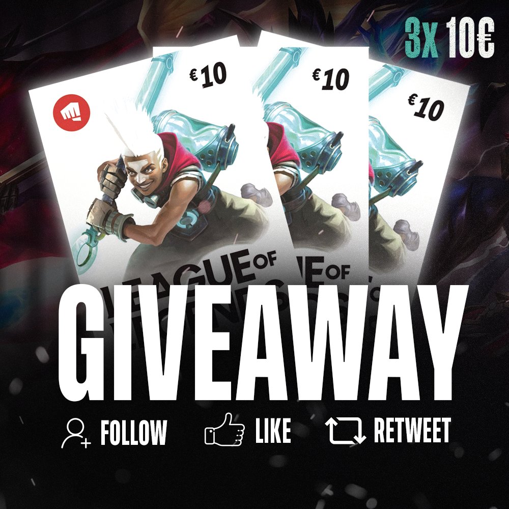 EINFACH auch mal was zurückgeben!

Sichert euch bis zum 17.12 die Chance diese.. EINZIGARTIGEN 10€ Codes zu ERGAUNERN:

Was müsst ihr tun? 
Bitte.. lest doch im Bild. 
GL HF (Keine Yuumi skins davon kaufen, danki)