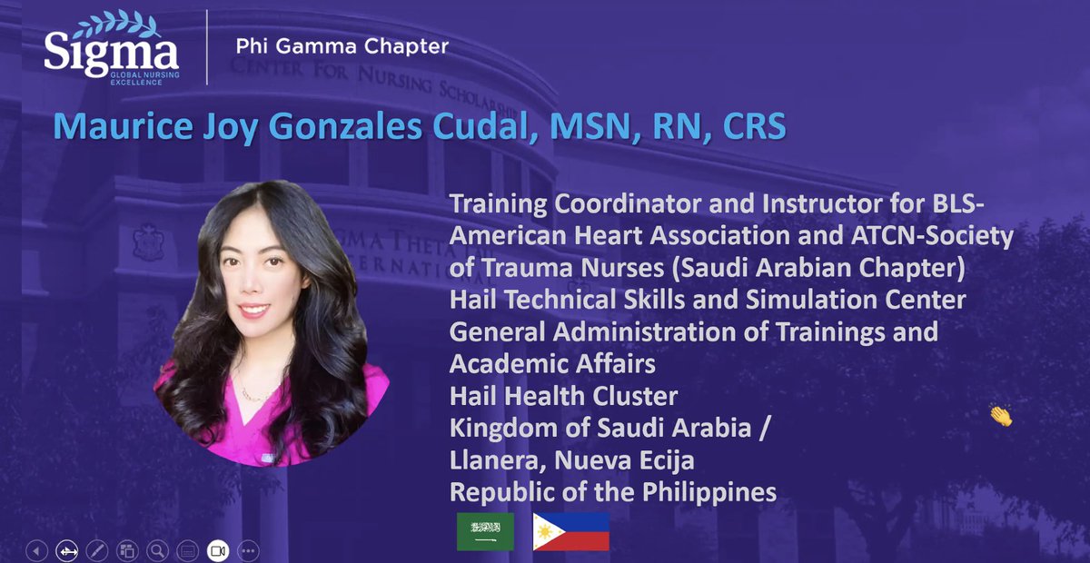 mgtenc's tweet photo. Thrilled to be inducted into Sigma Theta Tau International as a Nurse Leader in the Phi Gamma Chapter! Grateful for the recognition of our contributions to nursing and for this milestone in my journey. Congrats to my fellow inductees! 💜 #SigmaNurse #LoveCourageHonor https://t.co/GHZfpAqZ0P