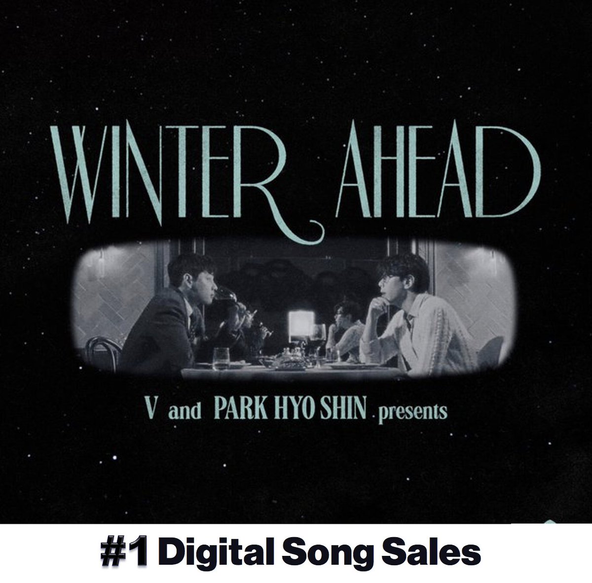 WORLDMUSICAWARD's tweet photo. #V's "Winter Ahead" with #PARKHYOSHIN lands at #1 on the Billboard Digital Song Sales Chart! It's the best-selling Single this week in the US!💪🌨️☃️💥1⃣🇺🇸🎧🎶💰📈➕🔝💰🎶🇺🇸🔥👑💜
"Winter Ahead" also lands at #1 on the Billboard Holiday Digital Song Sales Chart, tying V's own "Christmas Tree" as the only songs by a K-pop act to top both charts!💪❤️‍🔥