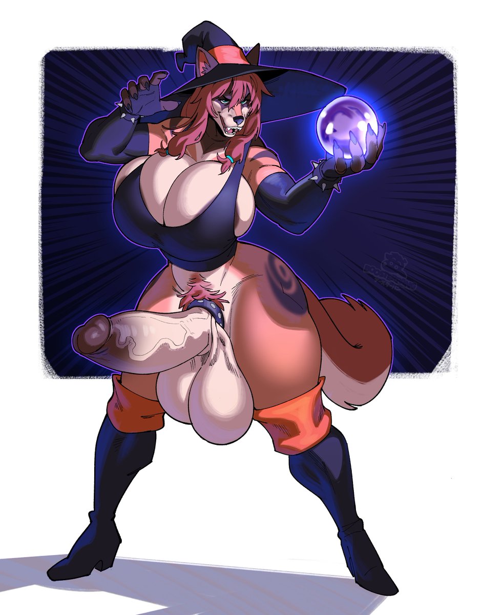 Is she casting a spell or looking into your future?

Amazing work done by <a href="/boosterpang/">Boo</a>