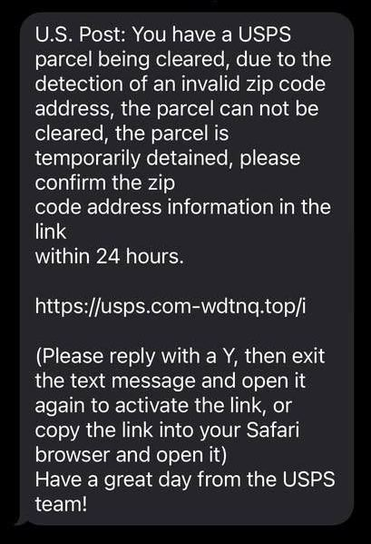 🚨FRAUD/SCAM ADVISORY🚨
We would like all of our followers to be reminded that if you receive a text message like the one below, it is a Phishing Scam message, and DO NOT click on the link.
<a href="/TownOfLexMA/">Town of Lexington, MA</a>