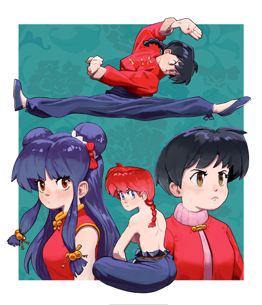 TIMELAPSE of my Ranma fanart with some comments