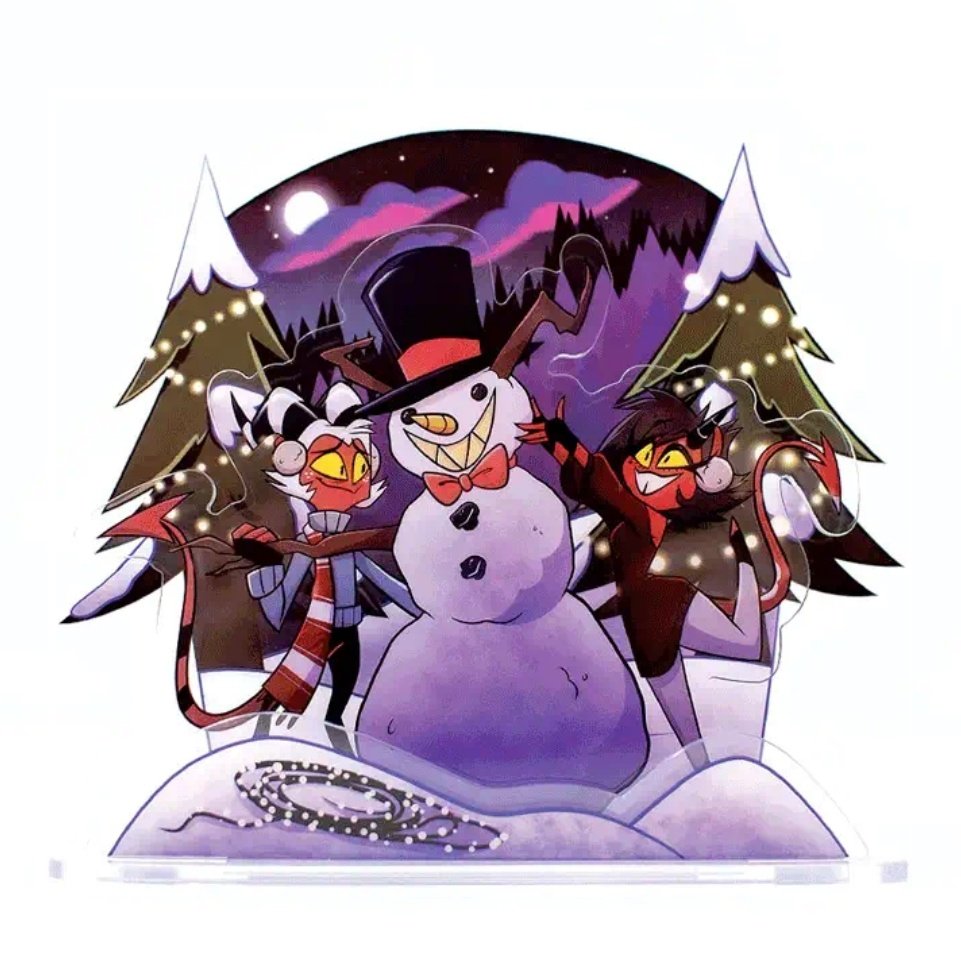 JessWal61214376's tweet photo. Which Hellaverse character are you building a snowman with

Jan- Emily
Feb- Alastor
Mar- Moxxie &amp; Millie
Apr- Blitzo &amp; Millie
May- Charlie &amp; Vaggie
Jun- Vassgo &amp; Stolas
Jul- Niffty
Aug- Loona &amp; Octavia
Sep- Sir Pentious
Oct- Angel Dust &amp; Husk
Nov- Loona
Dec- Charlie &amp; Lucifer https://t.co/fqoU5eXHxF