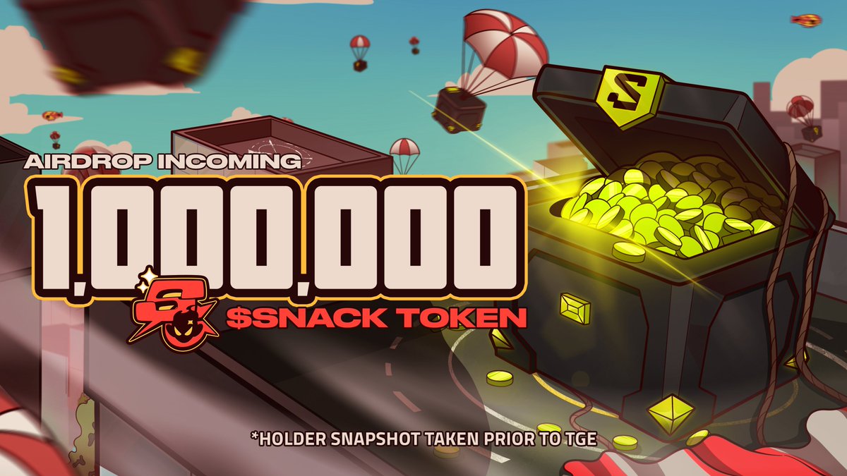 Future holders, prep your bags!

We’re dropping a slice of the $SNACK stash straight into our holders’ wallets, upon <a href="/SNACKbuilds/">SNACK</a> TGE.

Don't sleep. Roll with the revolution_